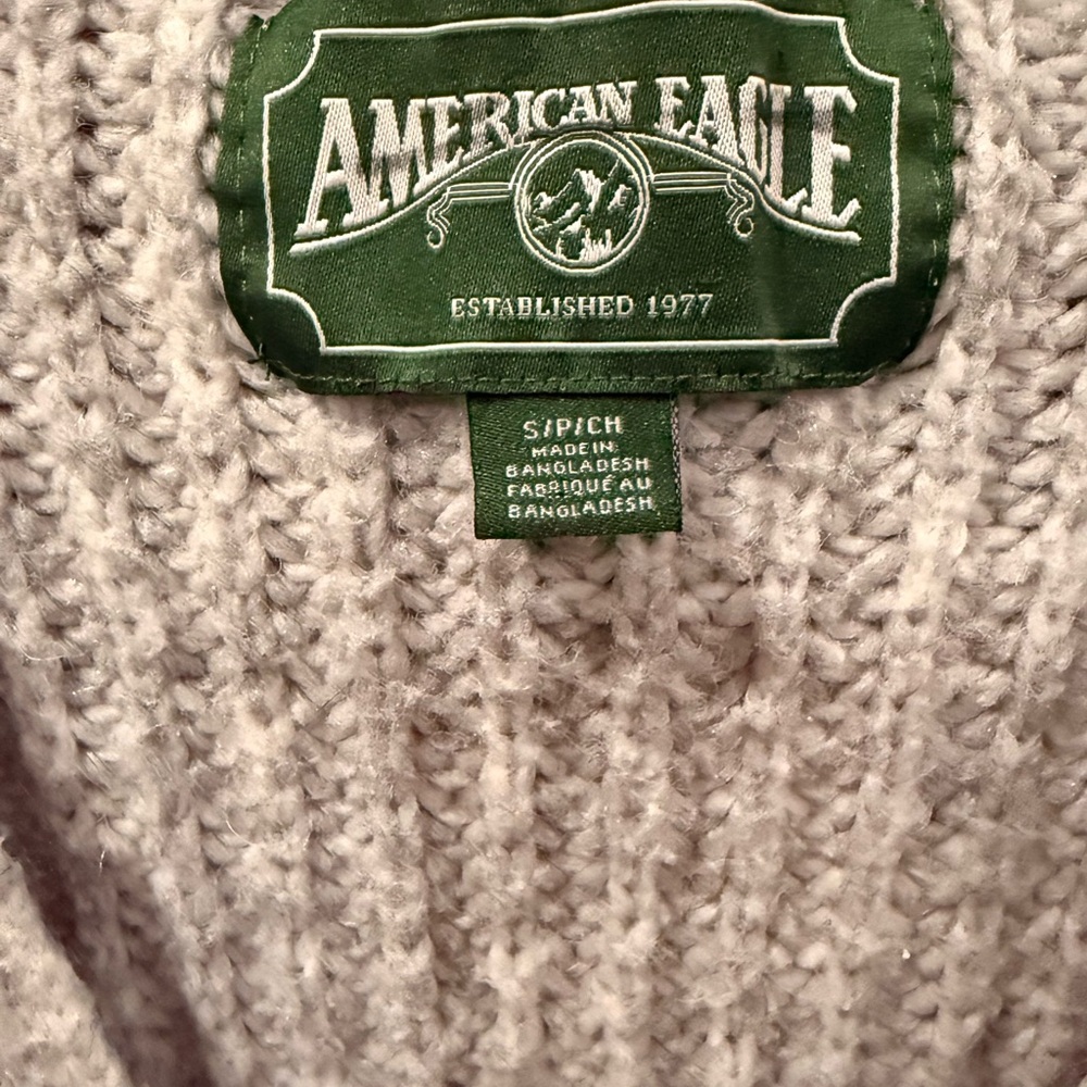 American Eagle Outfitters Grey Knit Sweater